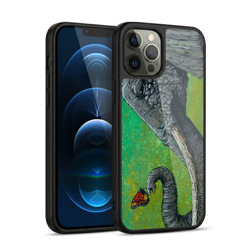 David Lozeau Colourful Grunge The Elephant Gel Armour Case For Apple iPhone 12 Pro Max
