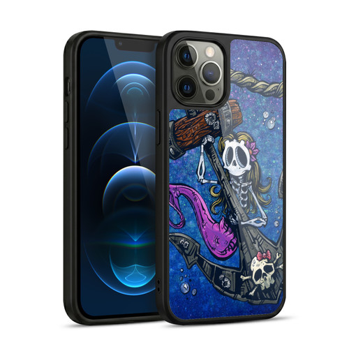 David Lozeau Colourful Grunge Mermaid Anchor Gel Armour Case For Apple iPhone 12 Pro Max