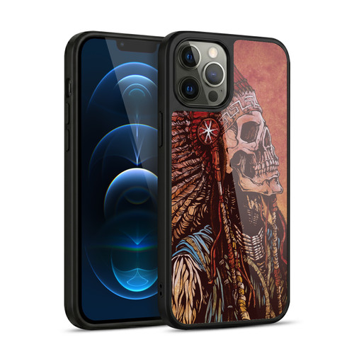 David Lozeau Colourful Grunge Native American Gel Armour Case For Apple iPhone 12 Pro Max