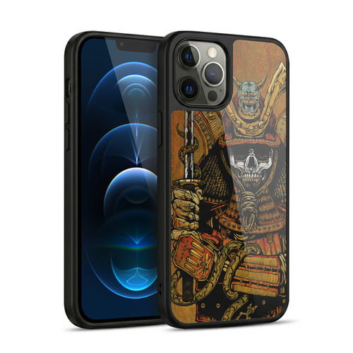 David Lozeau Colourful Grunge Samurai Gel Armour Case For Apple iPhone 12 Pro Max