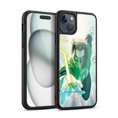 Green Lantern DC Comics Comic Book Covers Flight Gel Armour Case For Apple iPhone 15 Plus