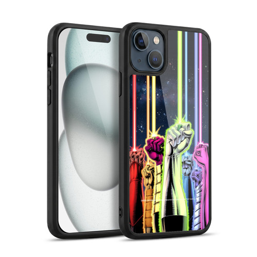 Green Lantern DC Comics Comic Book Covers Power Rings Gel Armour Case For Apple iPhone 15 Plus