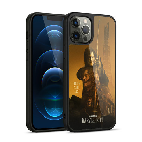 The Walking Dead: Daryl Dixon Key Art Double Exposure Gel Armour Case For Apple iPhone 12 Pro Max