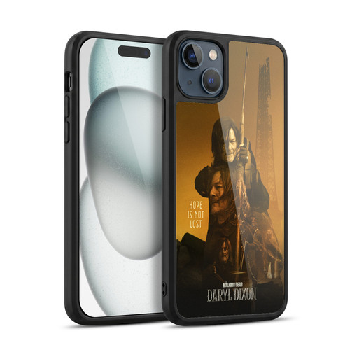The Walking Dead: Daryl Dixon Key Art Double Exposure Gel Armour Case For Apple iPhone 15 Plus