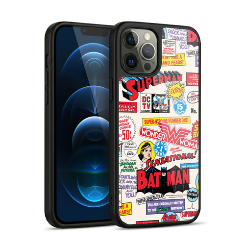 Justice League DC Comics 90th Anniversary Logo Pattern Gel Armour Case For Apple iPhone 12 Pro Max