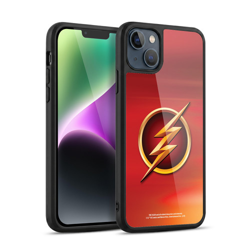 The Flash TV Series Logos Red Gel Armour Case For Apple iPhone 14 Plus