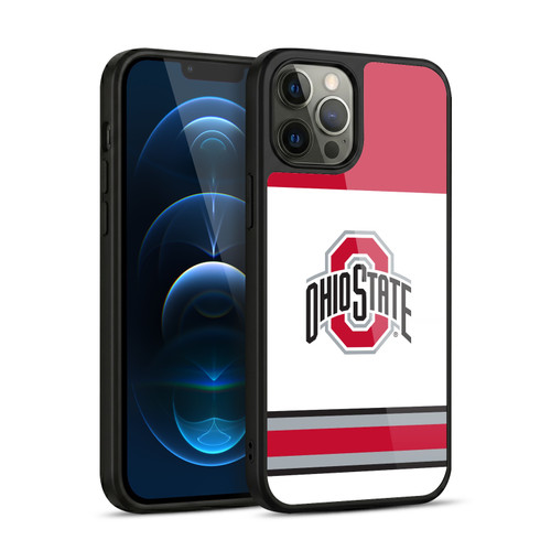 Ohio State University Jersey Hockey Home Gel Armour Case For Apple iPhone 12 Pro Max