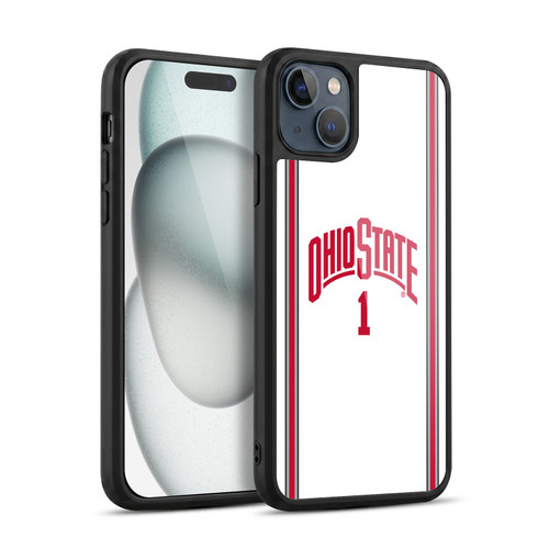 Ohio State University Jersey Basketball Away Gel Armour Case For Apple iPhone 15 Plus