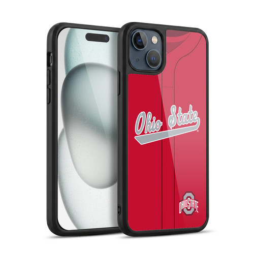 Ohio State University Jersey Baseball Away Gel Armour Case For Apple iPhone 15 Plus