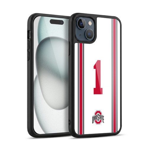 Ohio State University Jersey Football Away Gel Armour Case For Apple iPhone 15 Plus