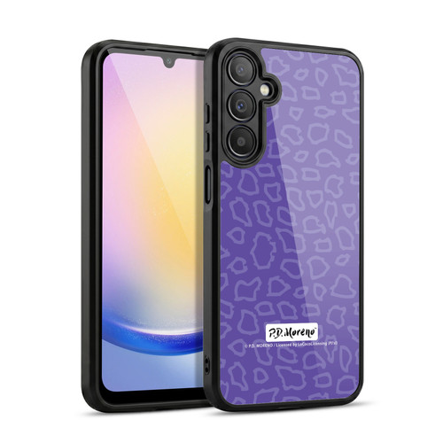 P.D. Moreno Patterns Purple Leopard Gel Armour Case For Samsung Galaxy A25 5G