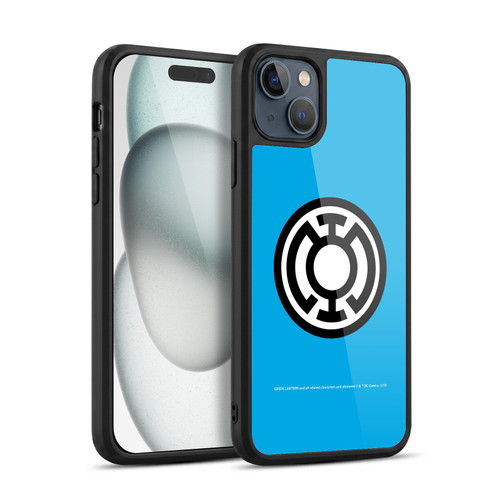 Green Lantern DC Comics Lantern Corps Blue Gel Armour Case For Apple iPhone 15 Plus