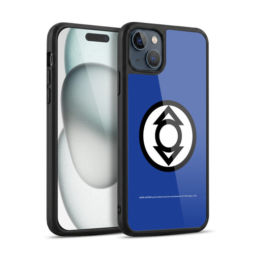 Green Lantern DC Comics Lantern Corps Indigo Gel Armour Case For Apple iPhone 15 Plus
