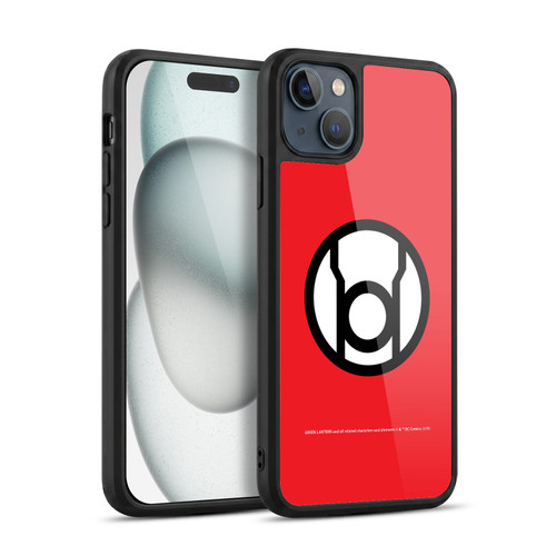 Green Lantern DC Comics Lantern Corps Red Gel Armour Case For Apple iPhone 15 Plus