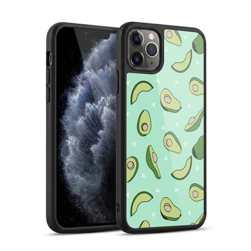 Andrea Lauren Design Food Pattern Avocado Gel Armour Case For Apple iPhone 11 Pro Max