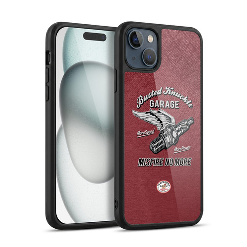Busted Knuckle Garage Graphics Misfire Gel Armour Case For Apple iPhone 15 Plus