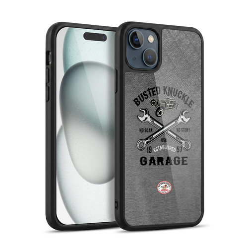 Busted Knuckle Garage Graphics No Scar Gel Armour Case For Apple iPhone 15 Plus