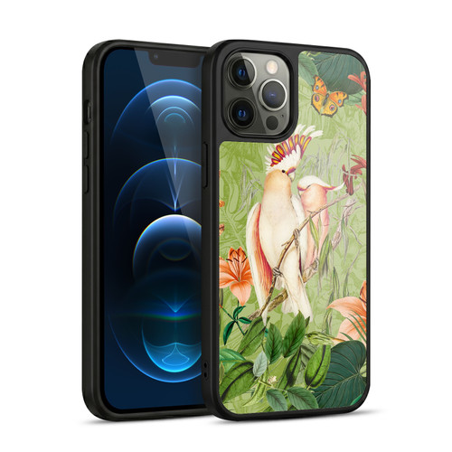 LebensArt Jungle Plants And Animals Cockatoos And Butterflies Gel Armour Case For Apple iPhone 12 Pro Max