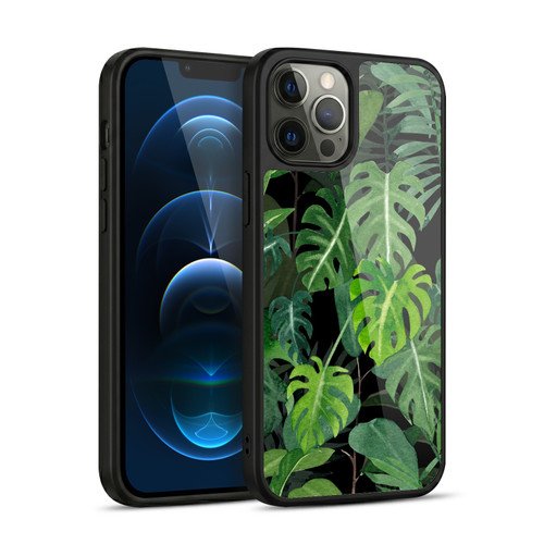 LebensArt Jungle Plants And Animals Monstera Gel Armour Case For Apple iPhone 12 Pro Max