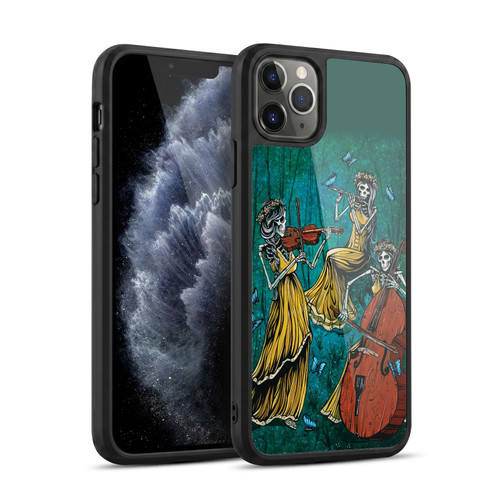 David Lozeau Colourful Art Three Female Gel Armour Case For Apple iPhone 11 Pro Max
