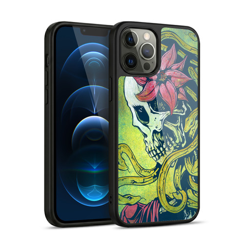 David Lozeau Colourful Art Medusa Gel Armour Case For Apple iPhone 12 Pro Max