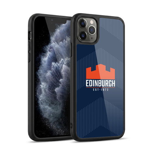 Edinburgh Rugby Graphics Lines Gel Armour Case For Apple iPhone 11 Pro Max