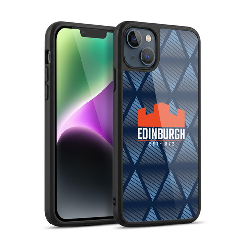 Edinburgh Rugby Graphics Pattern Gel Armour Case For Apple iPhone 14 Plus