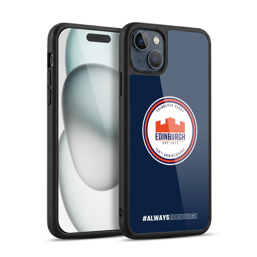 Edinburgh Rugby Graphics 150th Logo Gel Armour Case For Apple iPhone 15 Plus