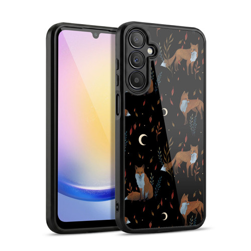 Episodic Drawing Art Foxes Pattern Gel Armour Case For Samsung Galaxy A25 5G