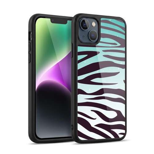 Head Case Designs Fad Animal Prints Zebra Gel Armour Case For Apple iPhone 14 Plus