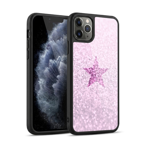 Monika Strigel Glitter Star Pastel Pink Gel Armour Case For Apple iPhone 11 Pro Max