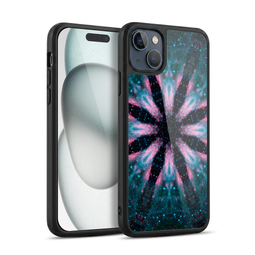 Aimee Stewart Mandala Floral Galaxy Gel Armour Case For Apple iPhone 15 Plus