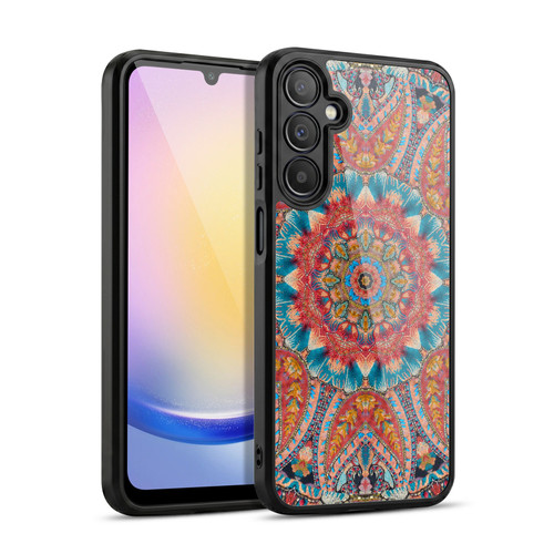 Aimee Stewart Mandala Colourful Embroidery Gel Armour Case For Samsung Galaxy A25 5G