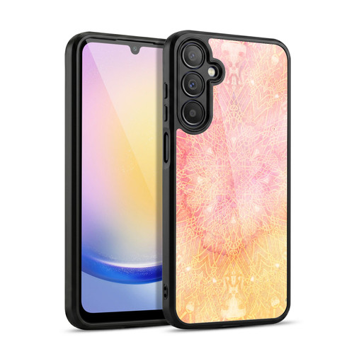 Aimee Stewart Mandala Pink Twinkle Gel Armour Case For Samsung Galaxy A25 5G