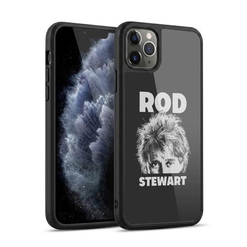 Rod Stewart Art Black And White Gel Armour Case For Apple iPhone 11 Pro Max