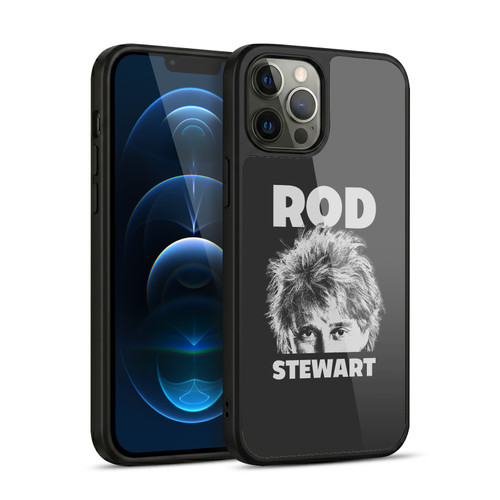 Rod Stewart Art Black And White Gel Armour Case For Apple iPhone 12 Pro Max