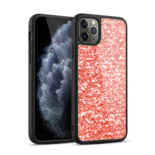 PLdesign Sparkly Coral Coral Sparkle Gel Armour Case For Apple iPhone 11 Pro Max