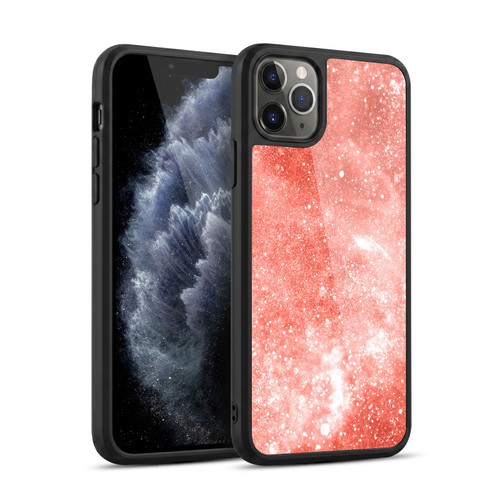 PLdesign Sparkly Coral Living Coral Galaxy Gel Armour Case For Apple iPhone 11 Pro Max