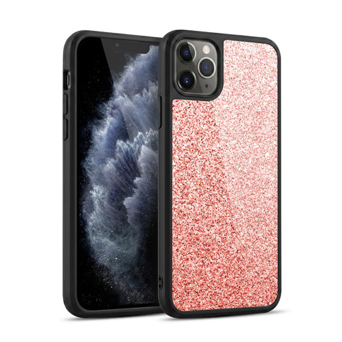 PLdesign Sparkly Coral Light Pink Gel Armour Case For Apple iPhone 11 Pro Max