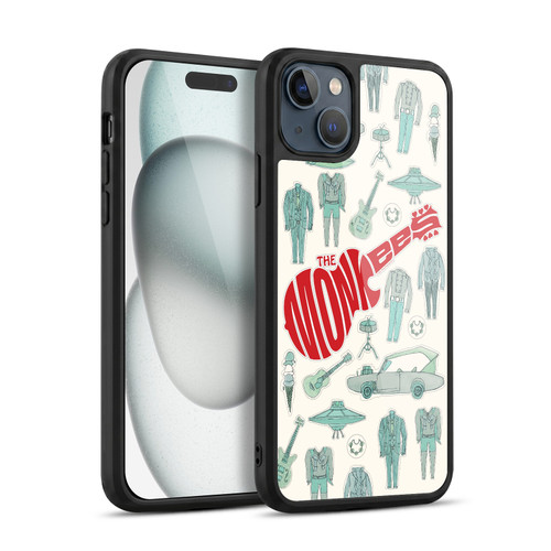 The Monkees Graphics Pattern Gel Armour Case For Apple iPhone 15 Plus