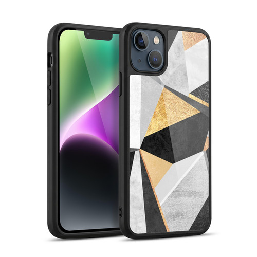 Elisabeth Fredriksson Geometric Design And Pattern Geometry Gold Gel Armour Case For Apple iPhone 14 Plus