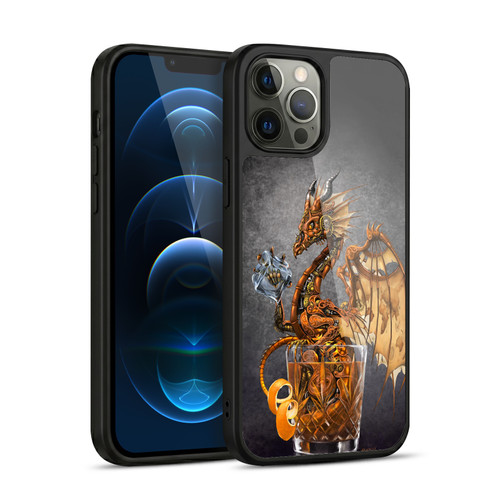 Stanley Morrison Dragons Gold Steampunk Drink Gel Armour Case For Apple iPhone 12 Pro Max