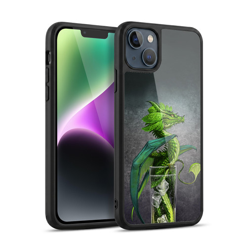 Stanley Morrison Dragons Green Mojito Drink Gel Armour Case For Apple iPhone 14 Plus