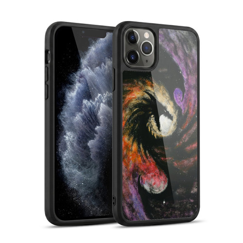 Stanley Morrison Dragons 3 Swirling Starry Galaxy Gel Armour Case For Apple iPhone 11 Pro Max