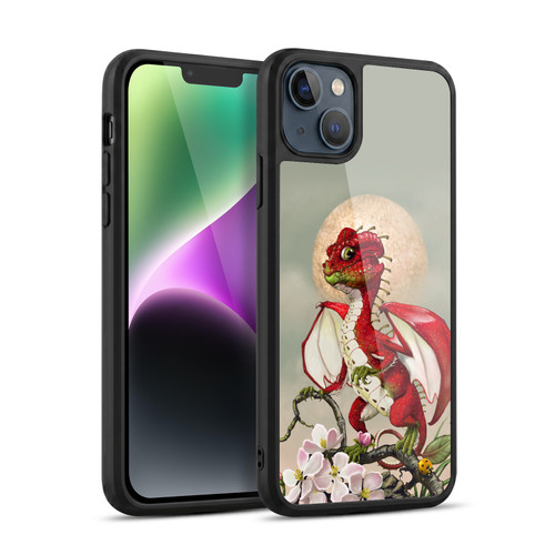 Stanley Morrison Dragons 3 Red Fruit Garden Gel Armour Case For Apple iPhone 14 Plus