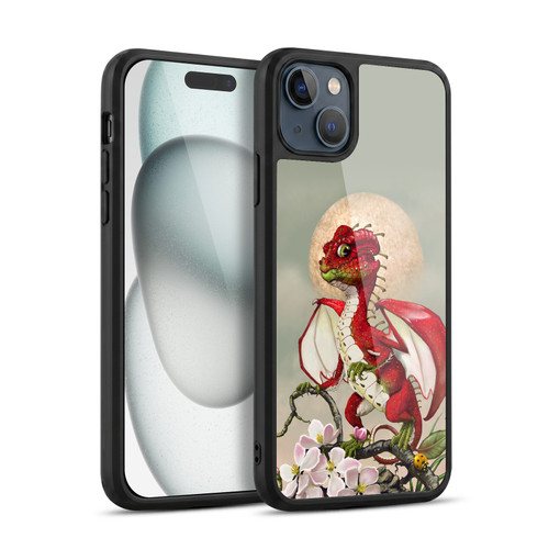 Stanley Morrison Dragons 3 Red Fruit Garden Gel Armour Case For Apple iPhone 15 Plus