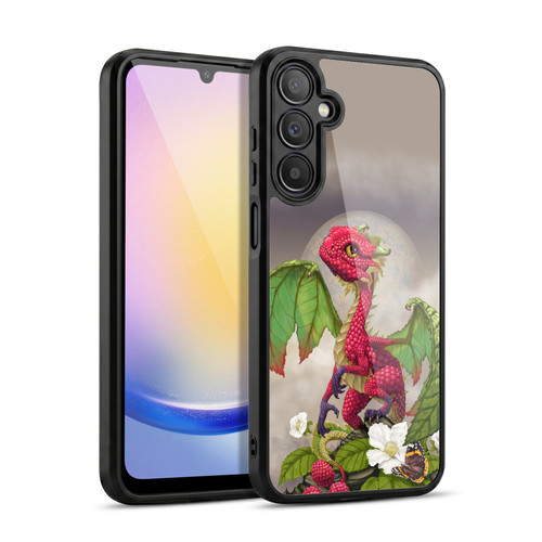 Stanley Morrison Dragons 3 Raspberry Garden Gel Armour Case For Samsung Galaxy A25 5G