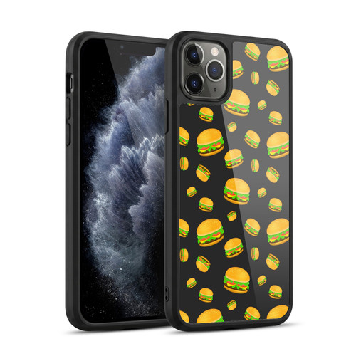 PLdesign Food Patterns Cool Fun Burger Gel Armour Case For Apple iPhone 11 Pro Max