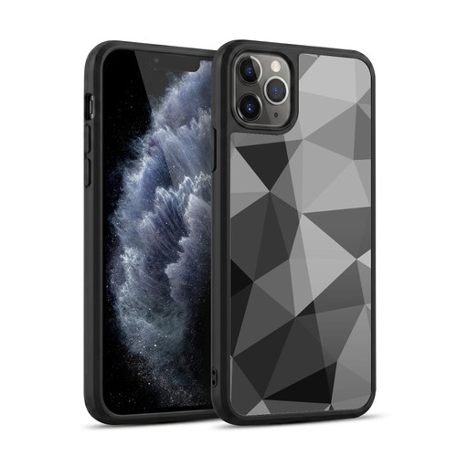 PLdesign Geometric Patterns Dark Gray Mesh Gel Armour Case For Apple iPhone 11 Pro Max