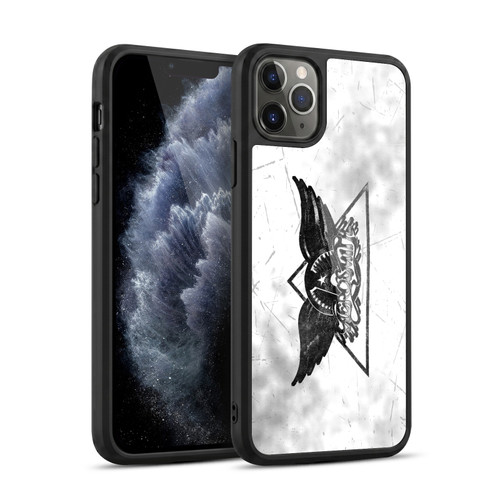 Aerosmith Black And White Triangle Winged Logo Gel Armour Case For Apple iPhone 11 Pro Max